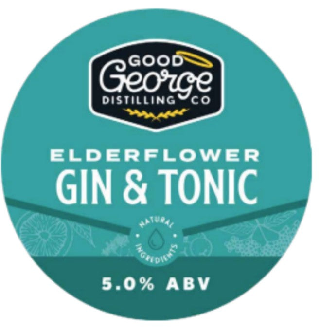 Good George Elderflower Gin & Tonic 5% 50L