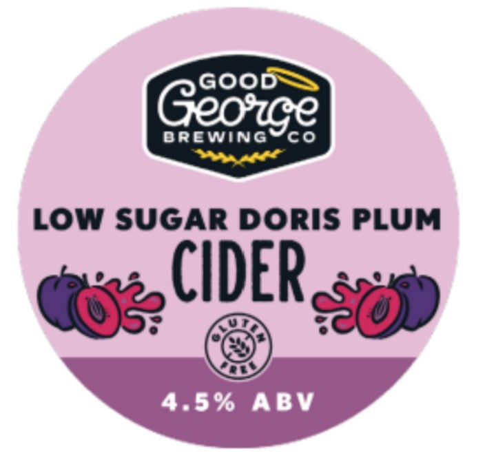 Good George Low Sugar Doris Plum Cider 4.5% 50L