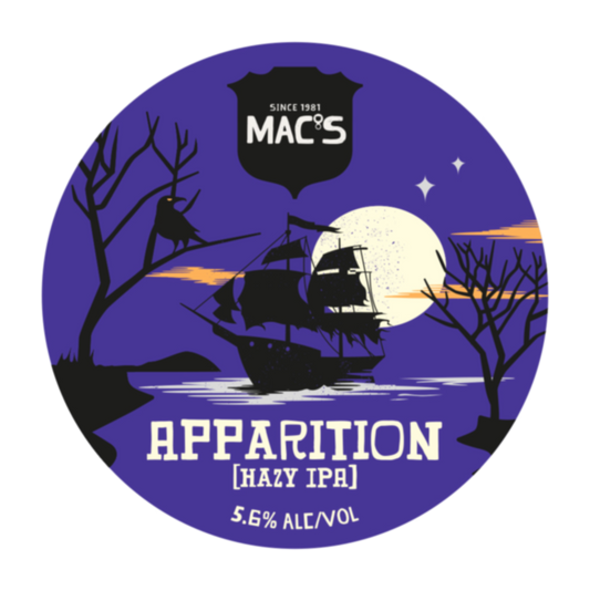 Mac's Apparition Hazy IPA 5.6% 25L