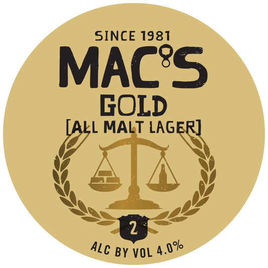 Mac's Gold Lager 4% 50L